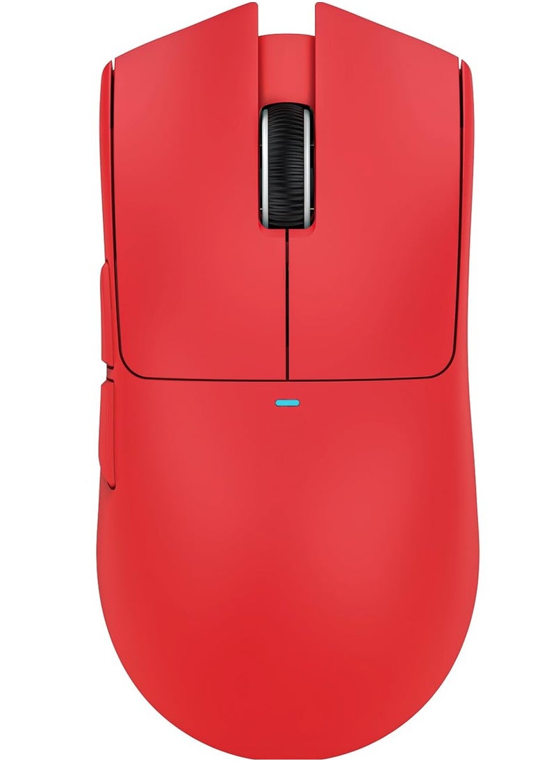 Attack Shark - X11 Lightweight Wireless Gaming Mouse with RGB Charging Dock,Tri-Mode-2.4G/USB-C Wired/BT,22K DPI,PAW3311 Optical Sensor,HUYU Switch, 5 programmable Buttons for PC/Mac(Red) - Image 1