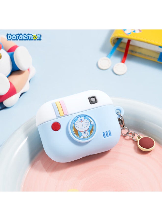 Rock Doraemon Airpods Pro 3 Protective Case, Airpods Pro Third Generation Earphone Cover, Full Silicone Protection, Cute High-quality Cartoon Anime Style, Shockproof For Men And Wome