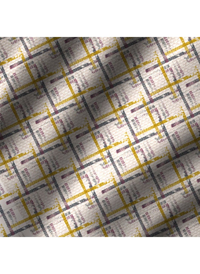 نجيب سليم - ستائر سابيا كتان قطيفة تصميم عصري  بحلقات فولاذية - Image 1