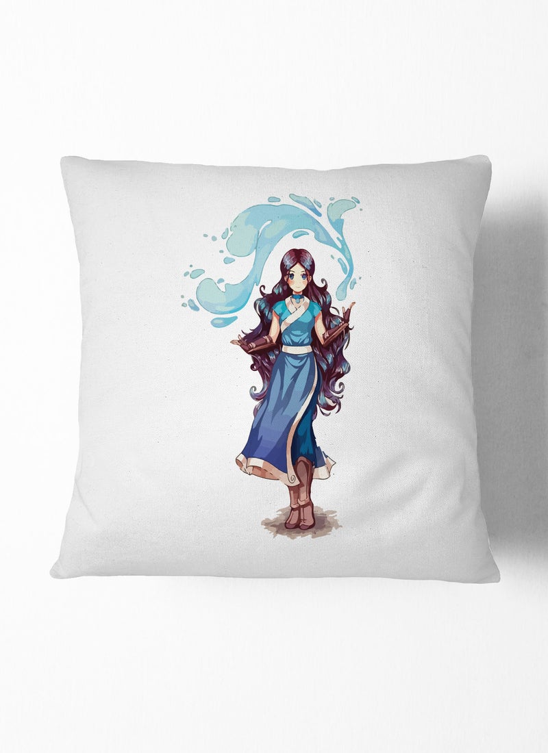 LOUD UNIVERSE Decorative Cushion Waterbender Katara Avatar The Last Airbender Couch Cushion - Image 1