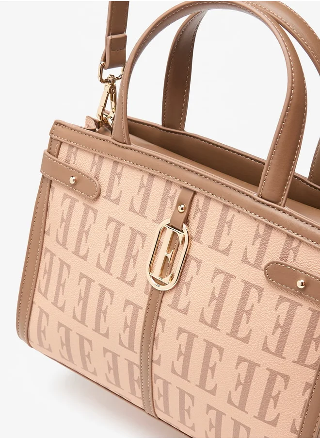 ايل Women's PRINTED MONOGRAM TOTE BAG