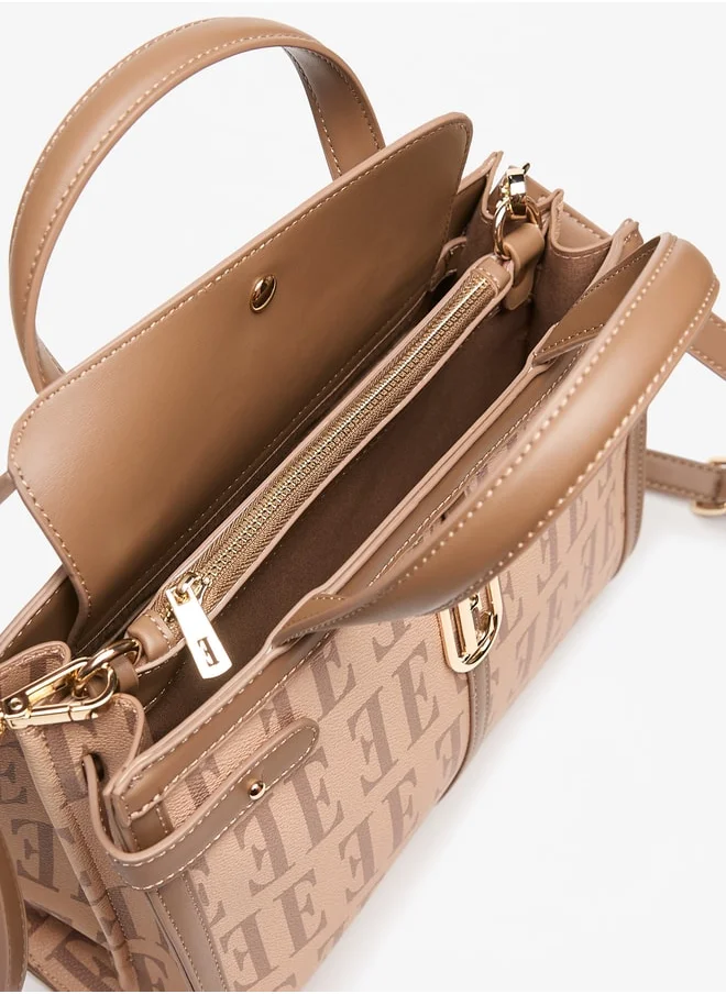 ايل Women's PRINTED MONOGRAM TOTE BAG