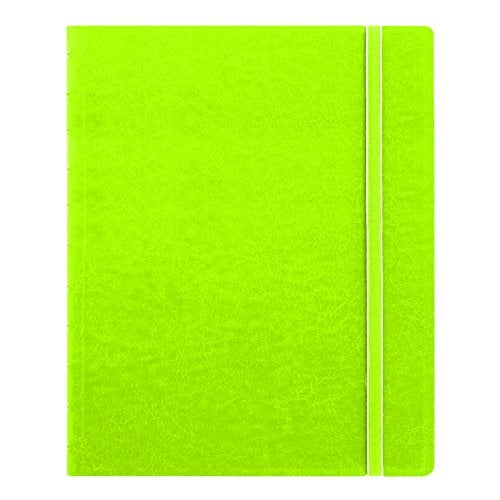 FILOFAX دفتر ملاحظات فيلوفاكس القابل لإعادة التعبئة الكلاسيكي، 10.8" × 8.5" كمثرى - غلاف أنيق يشبه الجلد مع صفحات قابلة للتحريك - إغلاق مرن، فهرس، جيب وعلامة صفحة (B115107U)، حجم خطاب - Image 1