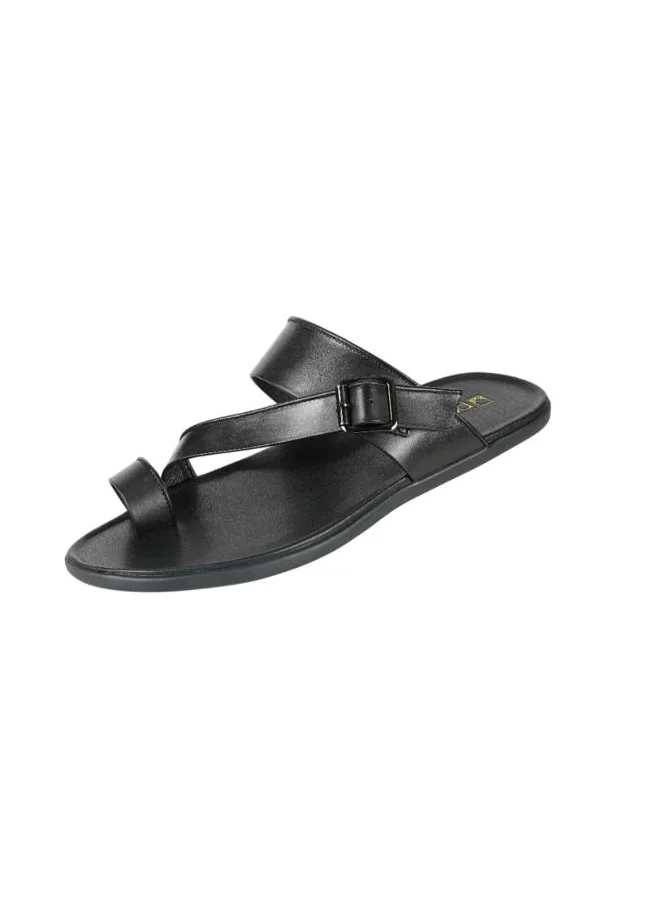 barjeel uno 008-3425 Barjeel Uno Mens Arabic Sandals 8016125 Black