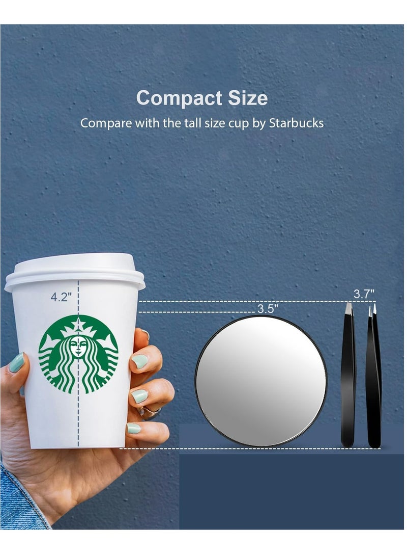 إسكدنيا 10X(300R)  20X(200R)  و مجموعة مثقابين الأبروه، مجموعة سفينة القبضة الشمسية 3.5 مكبرة للسفر - Image 2