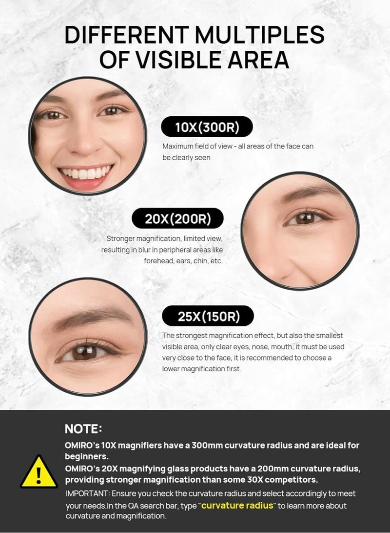 إسكدنيا 10X(300R)  20X(200R)  و مجموعة مثقابين الأبروه، مجموعة سفينة القبضة الشمسية 3.5 مكبرة للسفر - Image 5