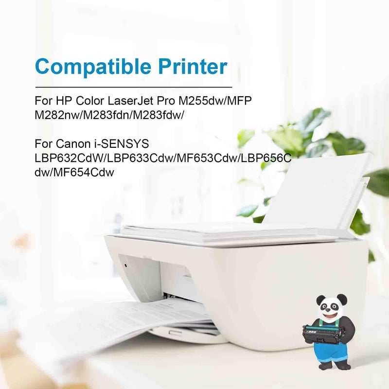 Asta 207A W2210A W2211A W2212A W2213A Universal CRG-067 BK C Y M With Chip Toner Cartridge Compatible For HP Canon M255dw M282nw M283fdn M283fdw LBP632Cdw LBP633Cdw MF653Cdw LBP656Cdw (Colorful) - Image 3