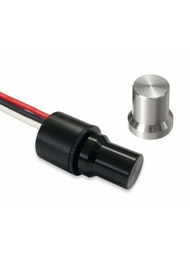 Oznium Mini LED Dimmer Knob with Rotary Control Switch - pwm dimming for 12-24V LEDs, fully waterproof, dim up to 4.8A at 12V or 2.4A at 24V: car automotive, marine, low voltage under cabinet lights - Image 1