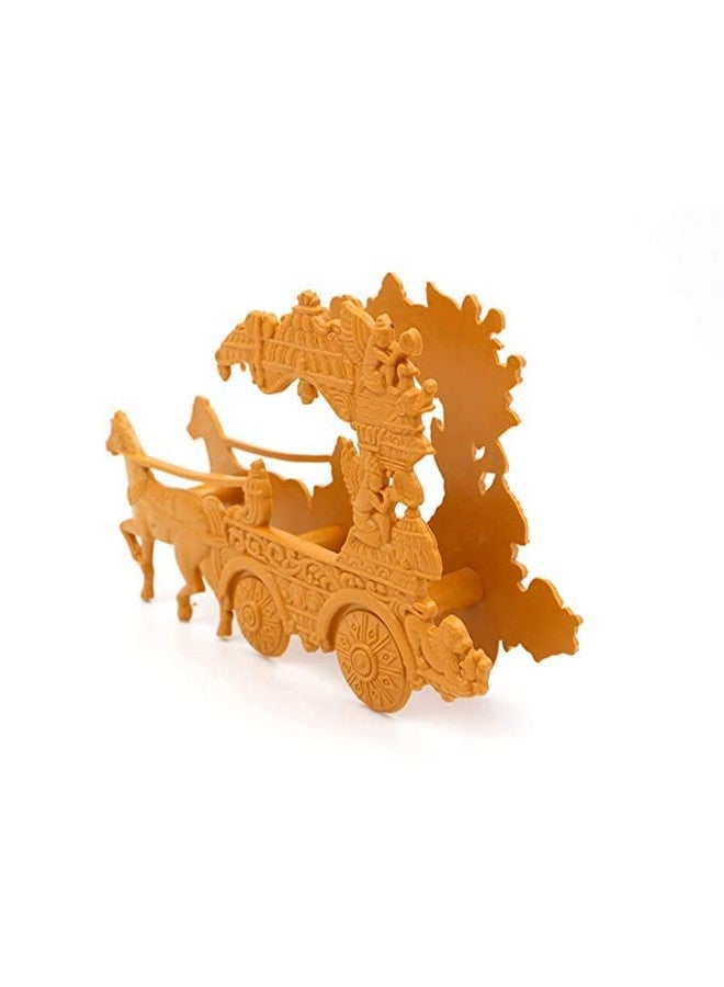 Sonanshi Sonanshi Maharaja Chariot Fancy Rath Horse Tea Coaster Set/Saucer Set, Dining Table Coaster Set (6 Pieces of Saucer disc)  - Image 4