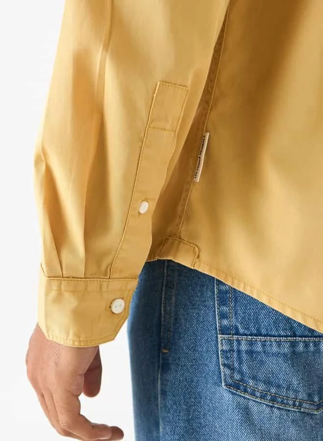 Lee Cooper Lee Cooper Regular Fit Shirt with Long Sleeves and Pocket