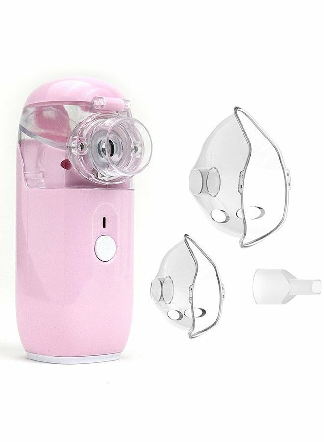 Joyelink Portable Nebulizer Machine for Adults Kids, USB-C Rechargeable Handheld Nebulizer for Breathing Treatment, 2 Adjustable Modes, Efficiency&Quiet, 3 Masks, Travel and Home Use  - Image 4