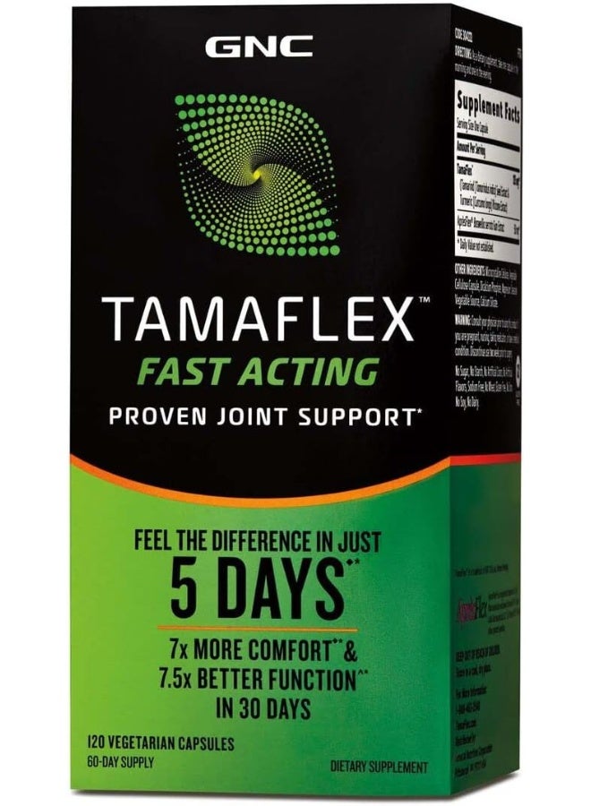 GNC Tamaflex Fast Acting 120 Capsules - Image 1