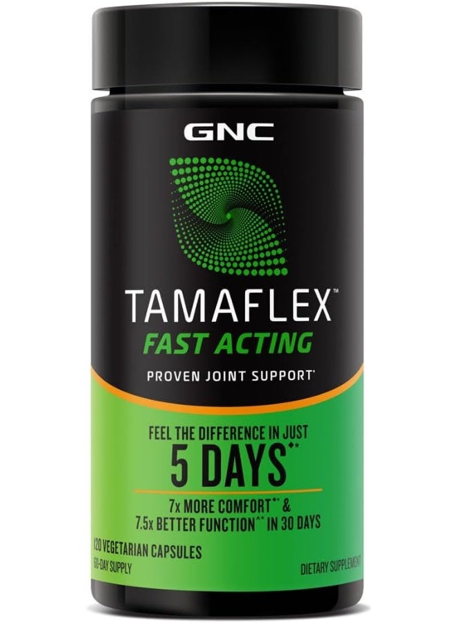GNC Tamaflex Fast Acting 120 Capsules - Image 4