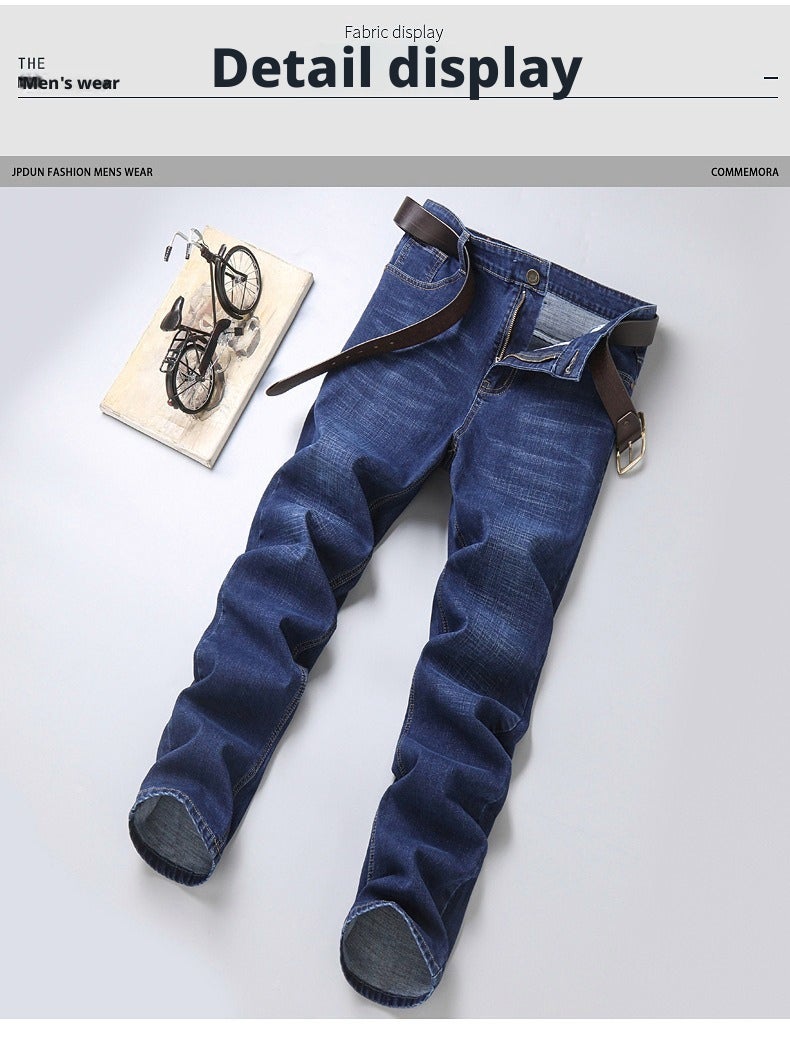 Men's Straight Leg Stretch Jeans - Image 5