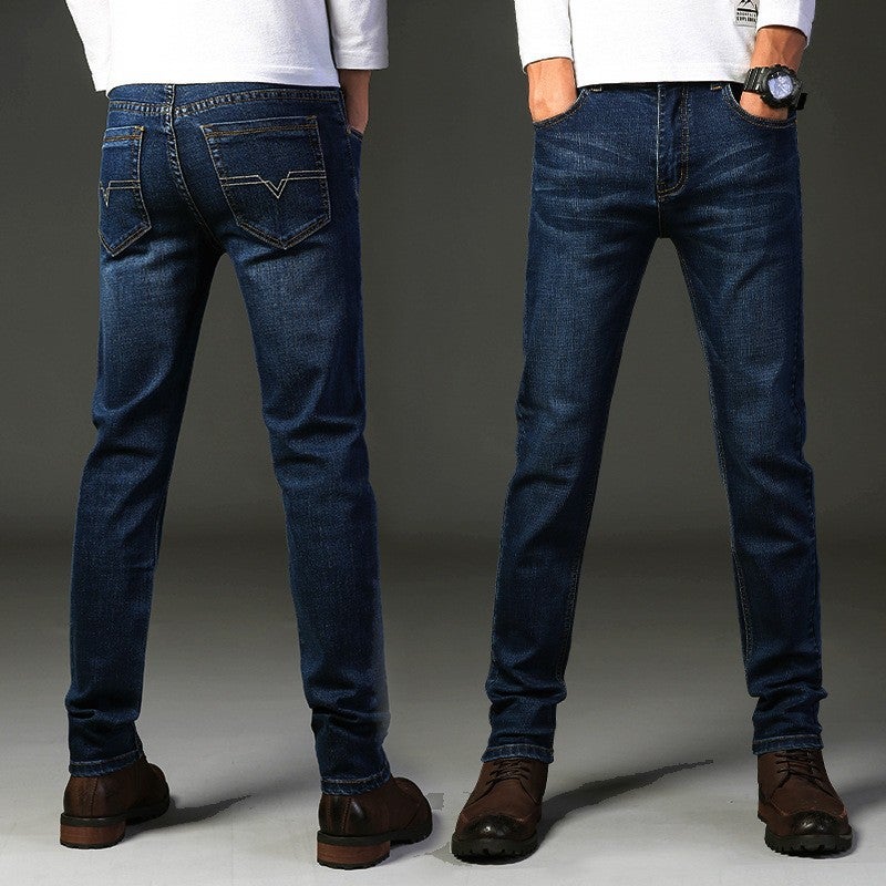 Men's Straight Leg Stretch Jeans - Image 4