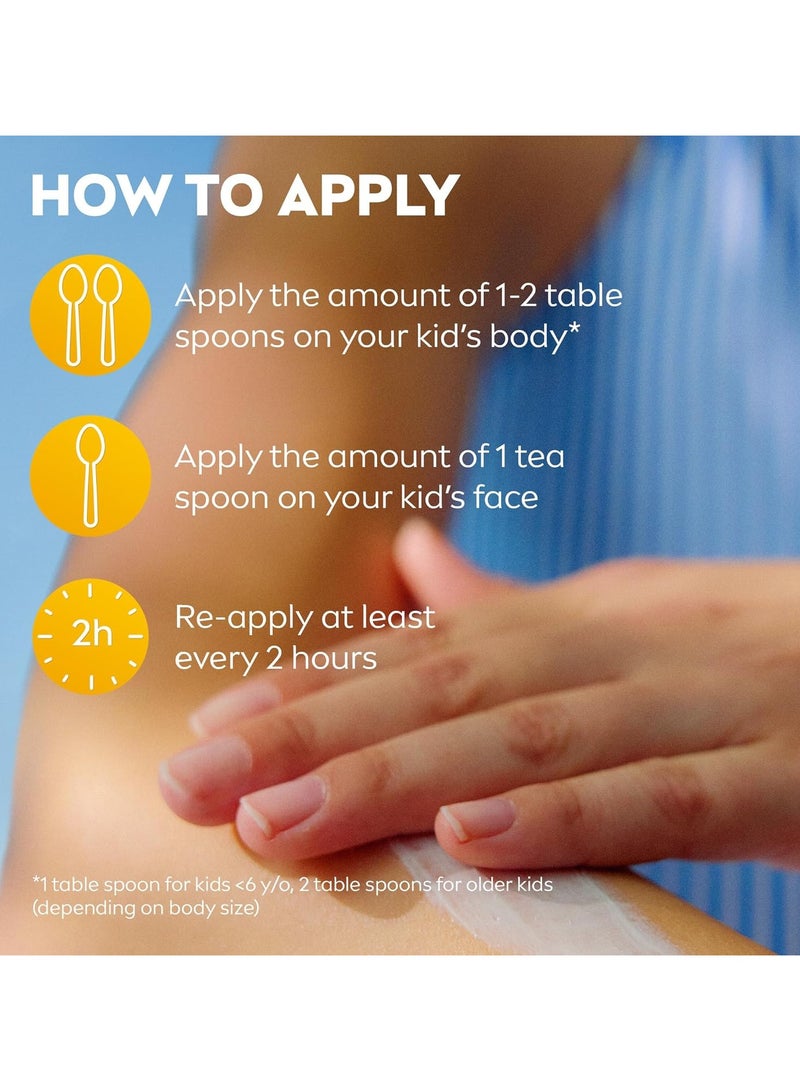 نيفيا لوشن مرطب للشمس للأطفال من صن، حماية من الأشعة فوق البنفسجية UVA وUVB، عامل حماية من أشعة الشمس SPF 50+، 200 مل - Image 4