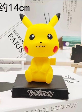 Pikachu Figure With A Shaking Head Designed To Be a Mobile Phone Holder And Car Decoration With A Modern Design And High Quality Size 7cm*4cm - pzsku/Z88C6D6B7A3580D9371A1Z/45/_/1725343821/472951ce-efa1-4190-a1b4-7ff56222add8