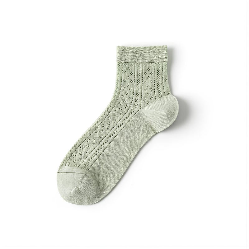 Women's Mulberry Silk Socks Thin Summer Breathable Soft No Show Casual 35-40 - Image 1