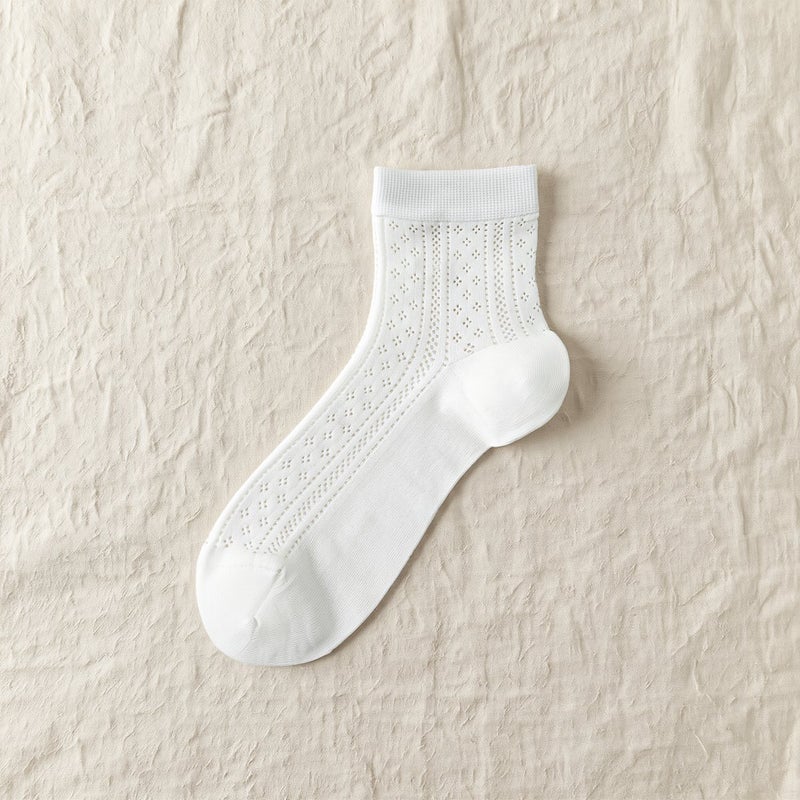 Women's Mulberry Silk Socks Thin Summer Breathable Soft No Show Casual 35-40 - Image 5