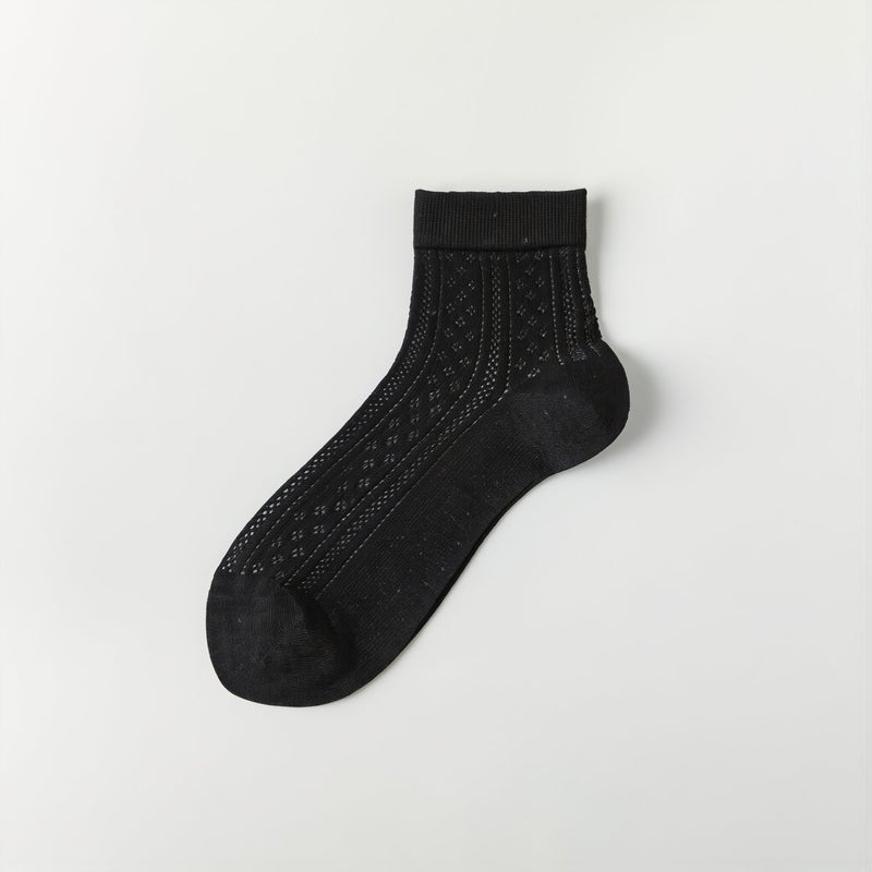 Women's Mulberry Silk Socks Thin Summer Breathable Soft No Show Casual 35-40 - Image 3