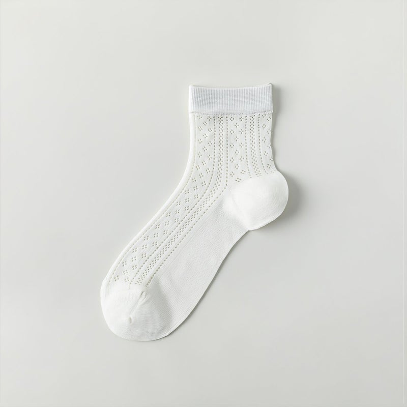 Women's Mulberry Silk Socks Thin Summer Breathable Soft No Show Casual 35-40 - Image 4