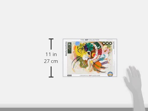 EuroGraphics Dominant Curve by Wassily Kandinsky (1000 Piece) Puzzle (6000-0839) , White - Image 3