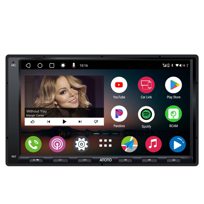 ATOTO ATOTO A6 Android Car Navigation Stereo w/Dual Bluetooth & Quick Charge - Premium A6Y2721PB 2G/32G Universal Auto Entertainment Multimedia Radio,WiFi/BT Tethering Internet,Support 256G SD & More  - Image 1