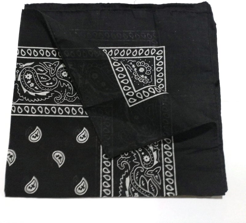 ComboCube 12 Pack(one Dozen) Multi-Purpose Cotton Paisley Cowboy Bandanas Headband for Men and Women - Image 2