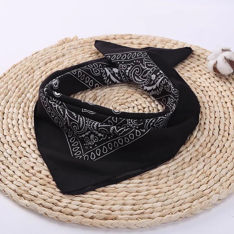 ComboCube 12 Pack(one Dozen) Multi-Purpose Cotton Paisley Cowboy Bandanas Headband for Men and Women - Image 4