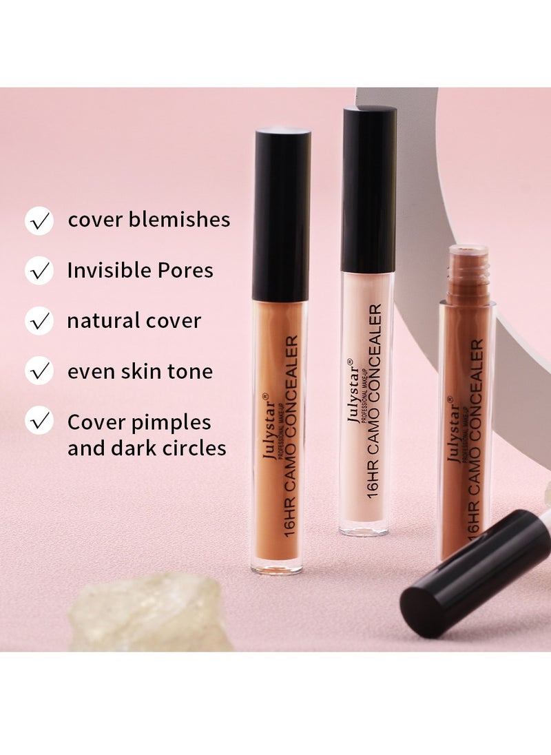 Julystar 16-Hour Camo Concealer – Long-Wearing Coverage for Flawless Skin  - Image 4