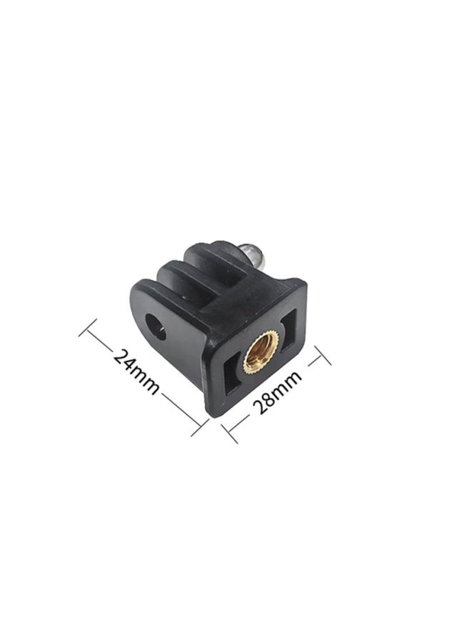 GOPRO DJI SJ4000 Accessories Connect Tripod Seat Selfie Stick Adapter Copper Nut Blind Hole-Color:invisible Adapter  - Image 1