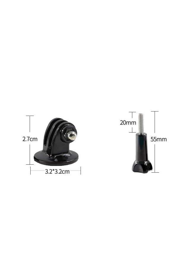 GOPRO DJI SJ4000 Accessories Connect Tripod Seat Selfie Stick Adapter Copper Nut Blind Hole-Color:invisible Adapter  - Image 4