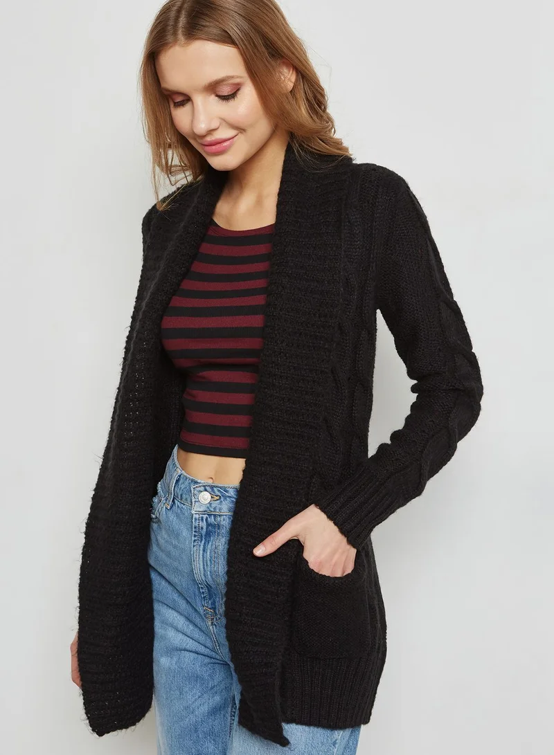 NEW LOOK Cable Knit Cardigan