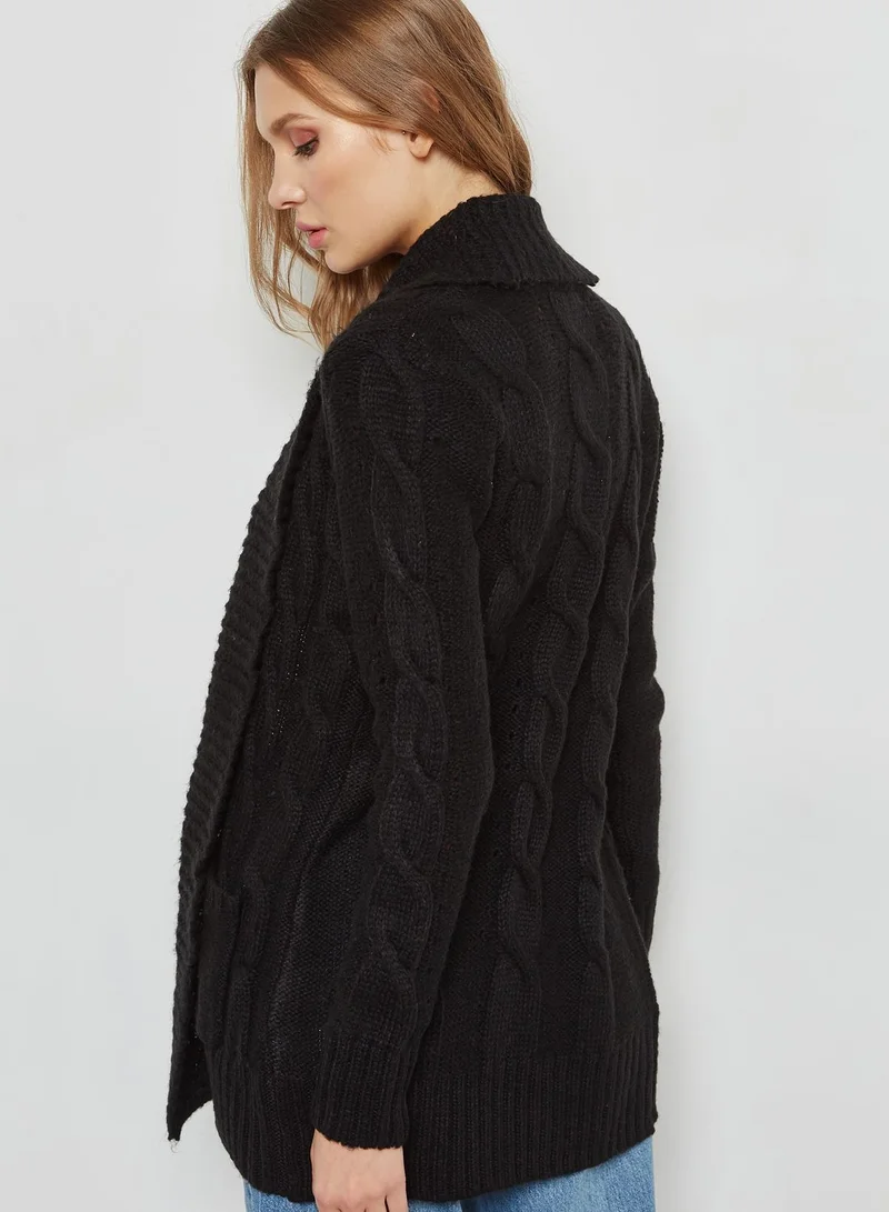 NEW LOOK Cable Knit Cardigan