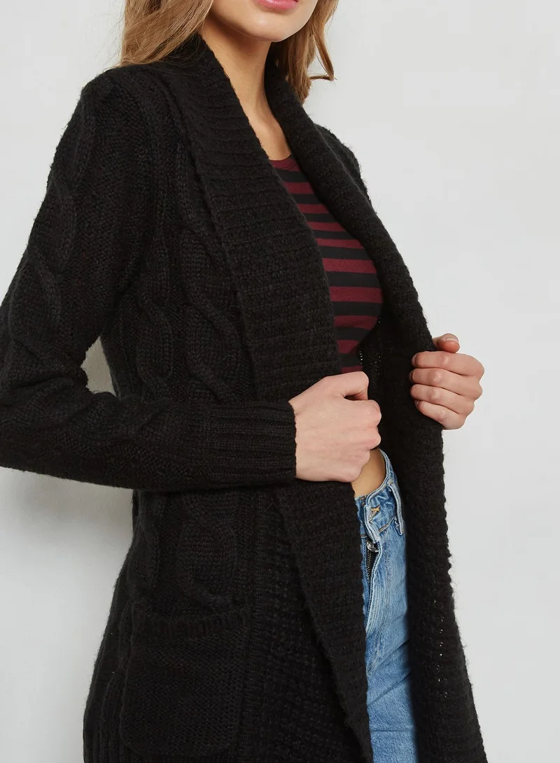 NEW LOOK Cable Knit Cardigan