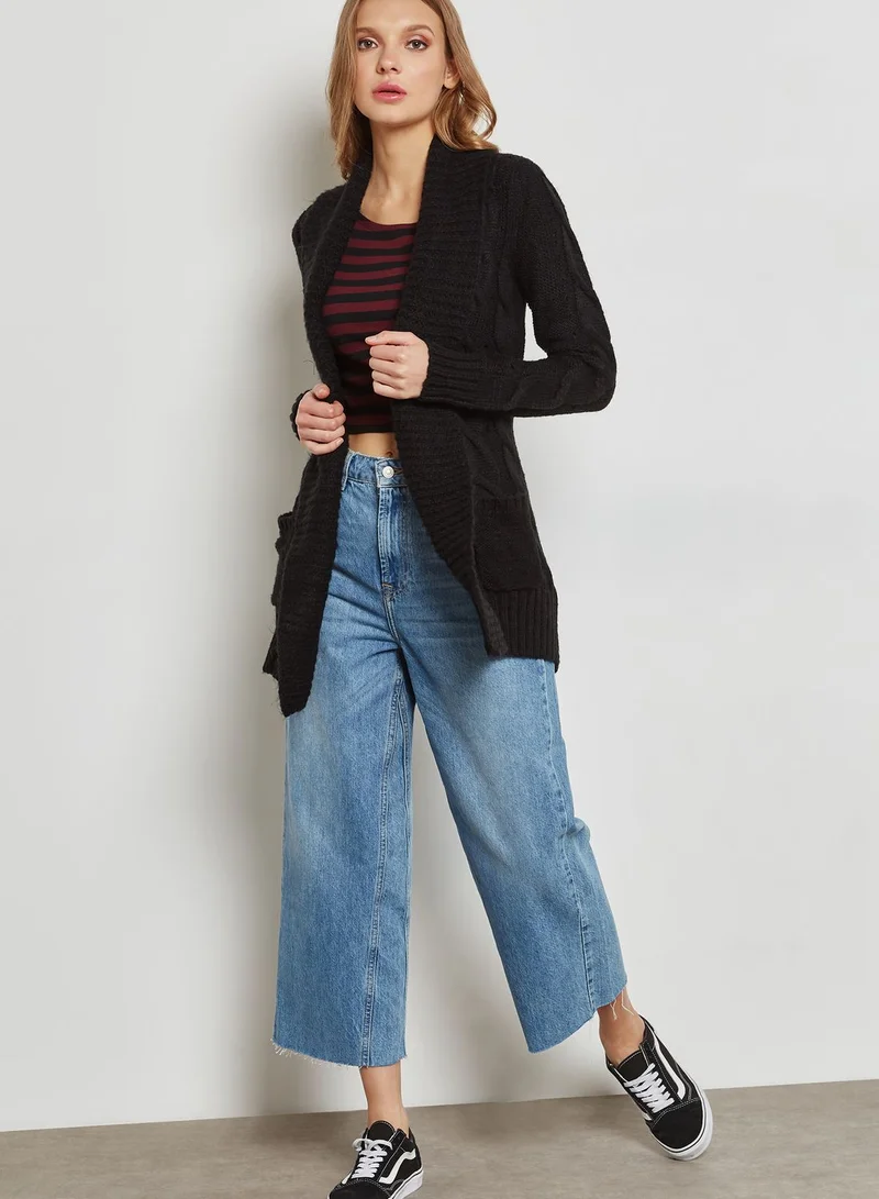 NEW LOOK Cable Knit Cardigan