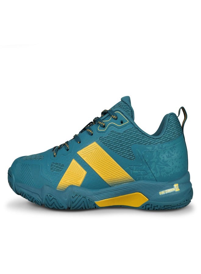 Nivia Powerstrike 4.0 Badminton Shoes for Men | Breathable Air Mesh with Fusion Technology Upper| Best Non Marking Multidirectional Herringbone Structure - Image 1