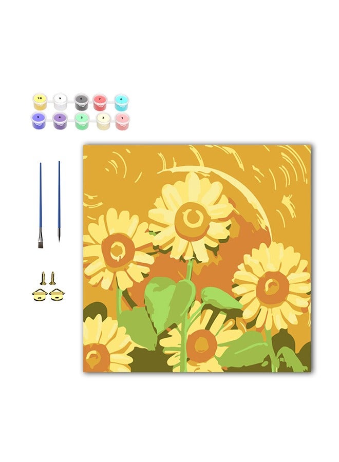 DIY Paint by Numbers Kits, Colorful Oil Painting, Easy to Get Started and Convenient for Painting  - Image 1
