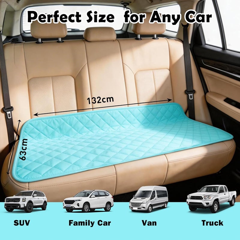 Vivifying Pet Cooling Mat for Car - Dog Cooling Pad for Back Seat with Anti-Slip (132x63cm) - Image 4