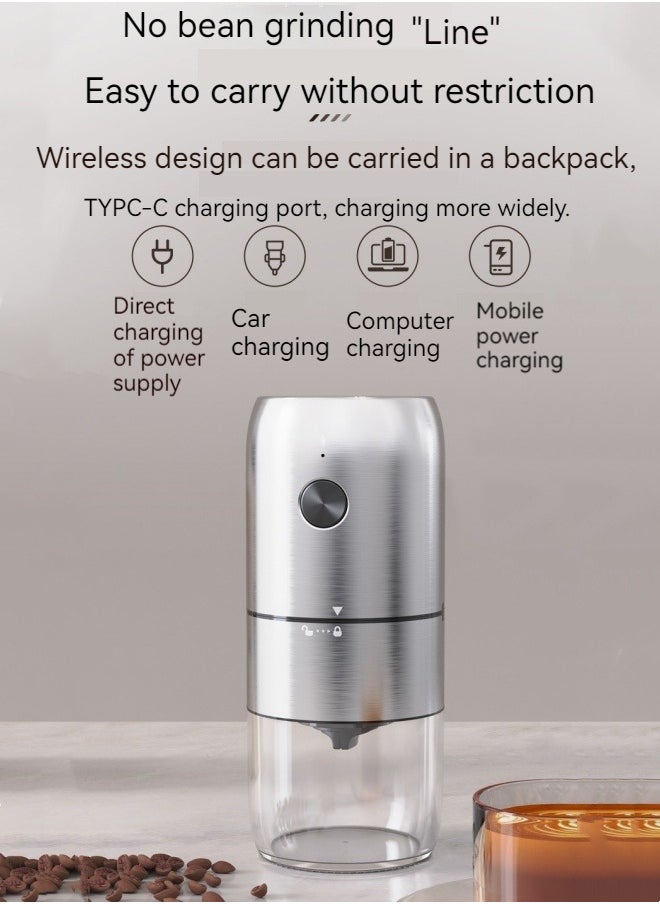 M MIAOYAN - New rechargeable coffee grinder portable coffee grinder electric grinder coffee machine - Image 1