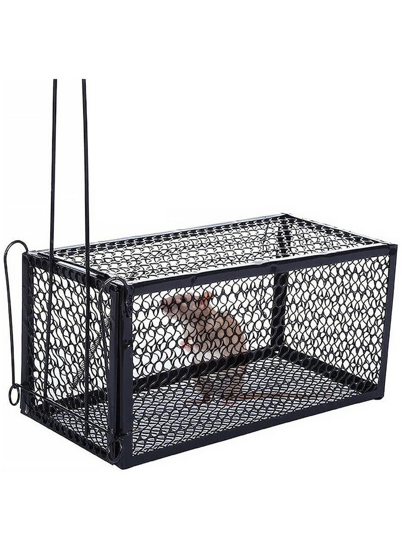 Festive Gallery Humane Rat Trap, Live Mouse Rat Trap Cage, Thicken Steel Mice Traps for Small Rodent Animals, for Indoor and Outdoor  - Image 1