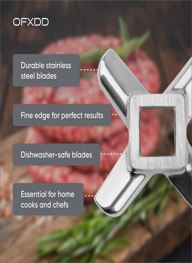 OFXDD Universal Stainless Steel Blade for Meat Grinder - Size #5 - Hand Meat Grinding Blades - Replacement Parts for Meat grinders - Image 5