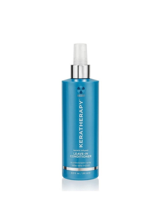 KERATHERAPY Keratin Infused Moisture Leave In Conditioner Spray 8.5 Fl. Oz. 251 Ml Hydrating Leave In Conditioner Spray With Jojoba Oil Panthenol Arginine Amino Acid & Wheat Oil For Damaged Hair  - Image 2