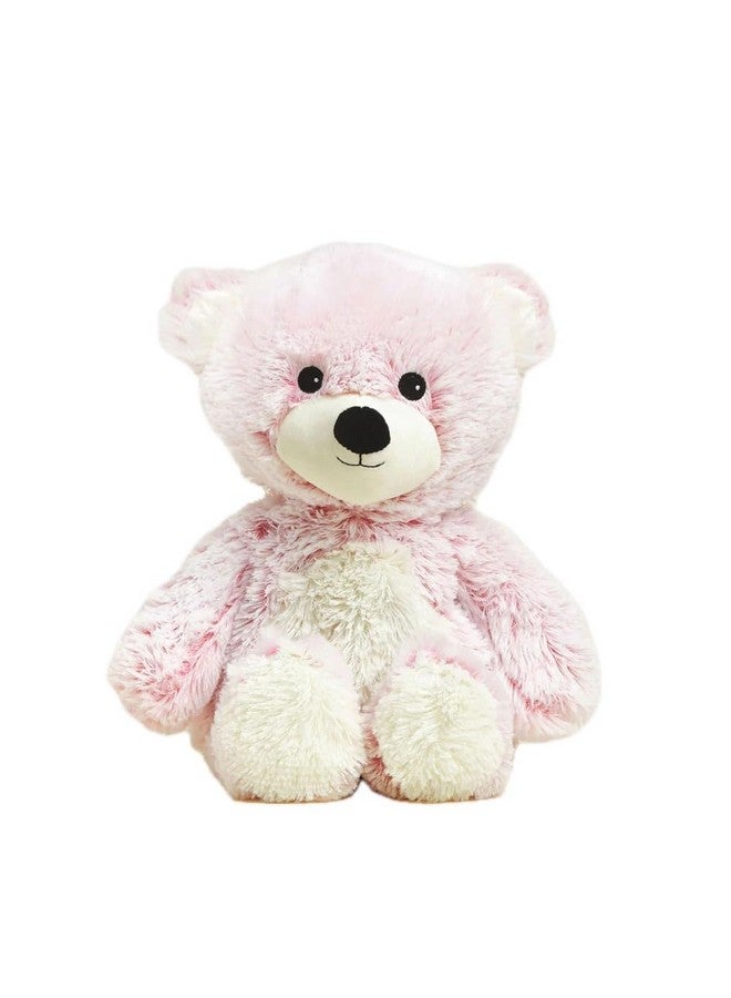 Warmies Pink Marshmallow Bear Heatable and Coolable Weighted Super Stuffed Animal Plush Hand Warmer