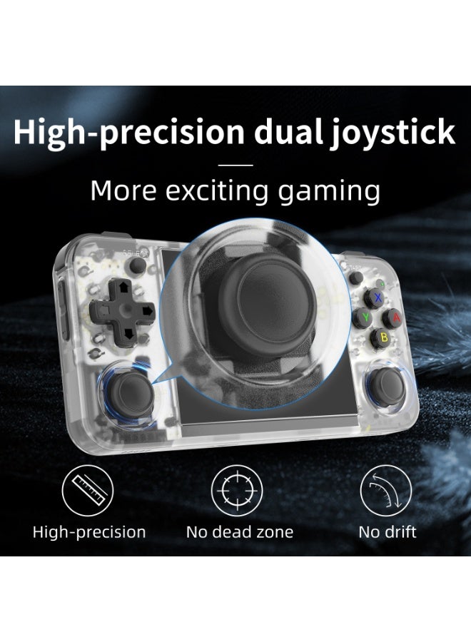 أنبيرنيك وحدة تحكم ألعاب محمولة ريترو RG35XX H، تدعم منفذ HDMI 5G TV، واي فاي، بلوتوث 4.2، شاشة IPS 3.5 بوصة، نظام Linux مدمج مع بطاقة TF سعة 64 جيجابايت، 5515 لعبة، أبيض - Image 5