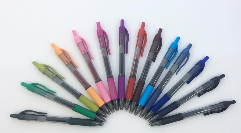 Zebra Pen Sarasa Dry X20 Retractable Gel Pens, 0.7mm Medium Point, Blue Ink with Rapid Dry Ink Technology, Ideal for Office Supplies and School Supplies, 12-Pack (46820) - Image 3