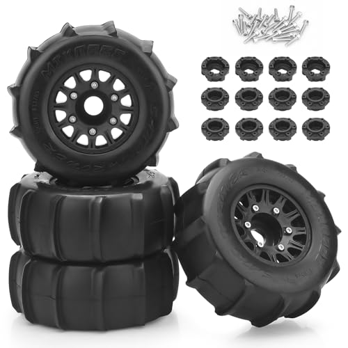 daitoku 12mm14mm17mm Hex RC Wheels and Tires daitoku RC Truck Tires for 110 Slash 2WD 44 Arrma Senton Axial Losi Redcat Rc4wd - Image 1
