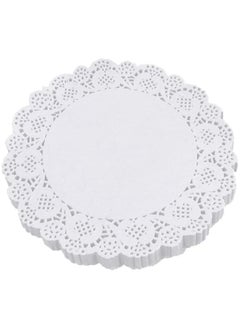Vitacelli 8.5-in Lace Paper Doilies Disposable Decorative Round Paper Tableware Decoration 100 Piece White  - Image 1