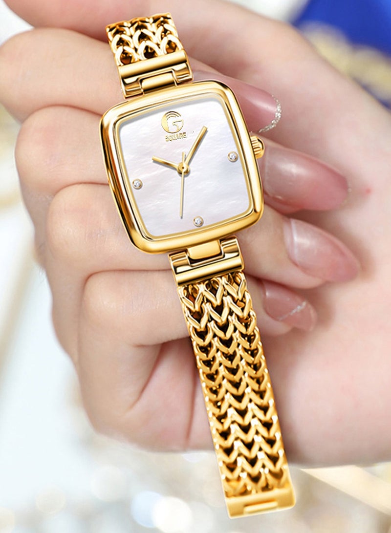 Gsquare Analog Quartz Stainless Steel Band Watch - 9948 - Image 3