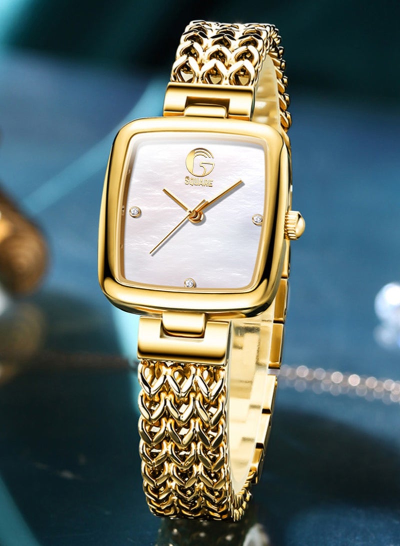 Gsquare Analog Quartz Stainless Steel Band Watch - 9948 - Image 5